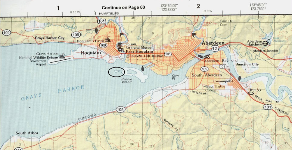 Grays Harbor map