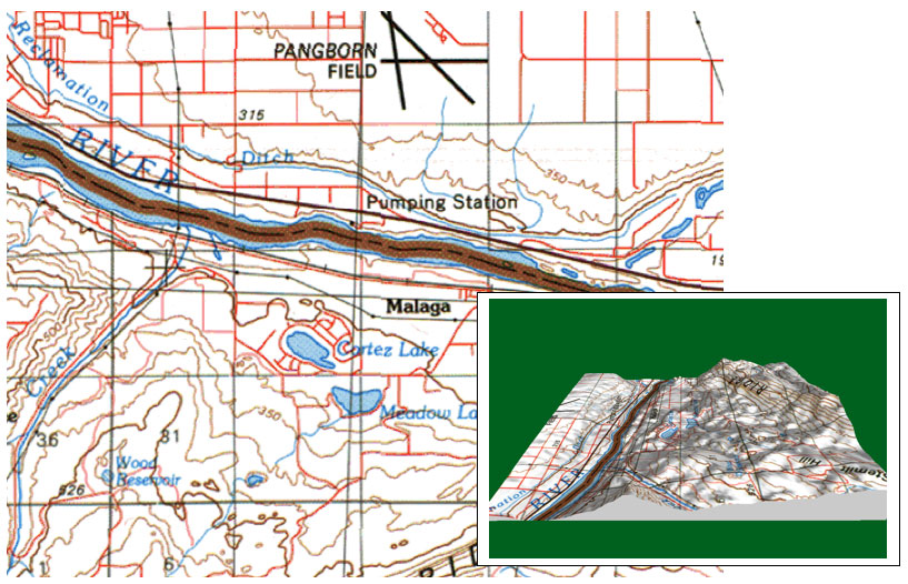 contour map
