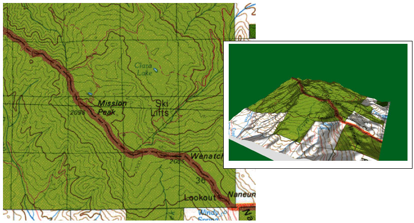 contour map