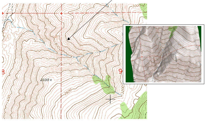 contour map