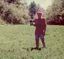 Walking through Parrotfeather milfoil