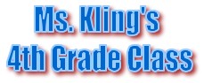 Kling's 4th Grade Class